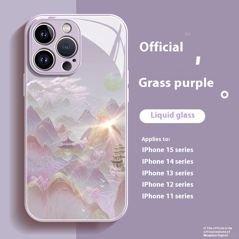 Boîtier téléphonique applicable Verre anti-goutte tout compris