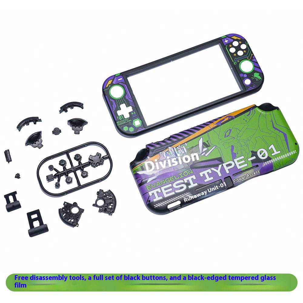 Game Shell Modification Accessoires bricolage transparent boîtier de montre avec Buckle Film