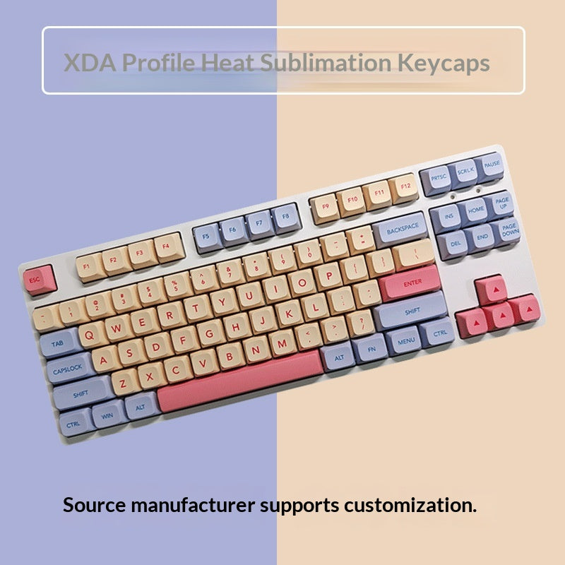 Cute Custom Cotton Candy Keycaps