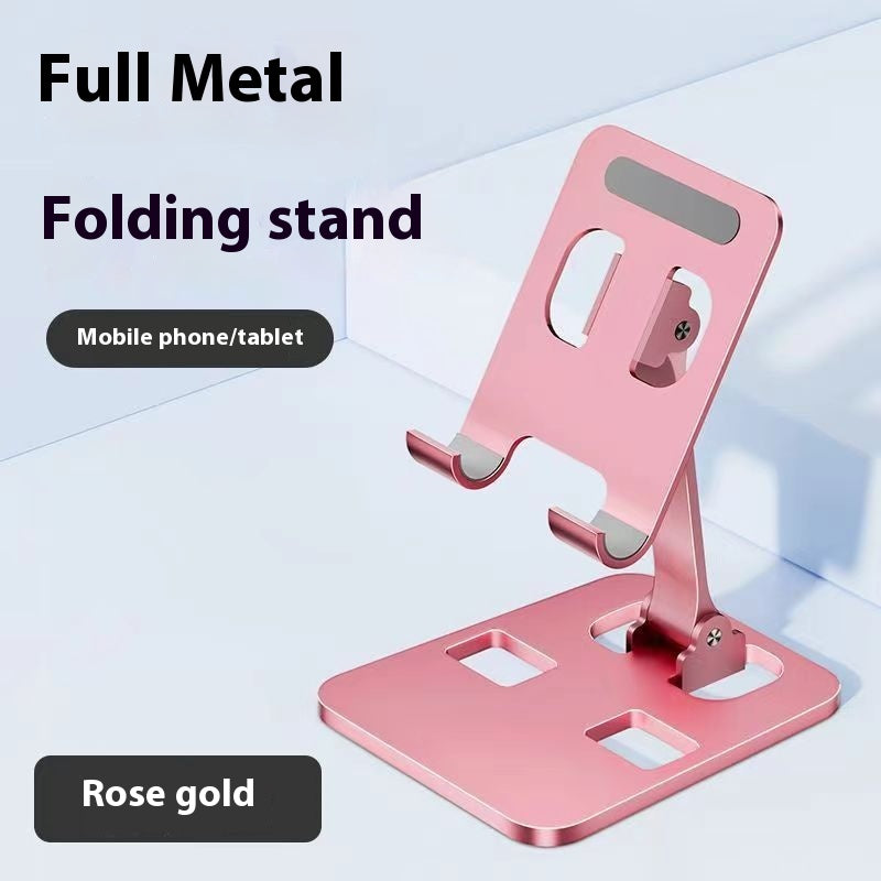 Rajustement multi-angle de pliage de bureau Porte-téléphone en alliage complet