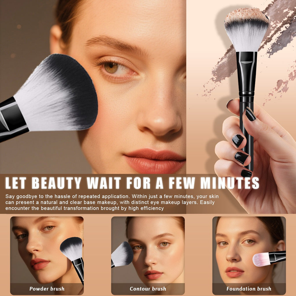 25PCS Makeup Brushes Set Synthetic Eyeliner Eyeshadow Foundation Blusher Tool