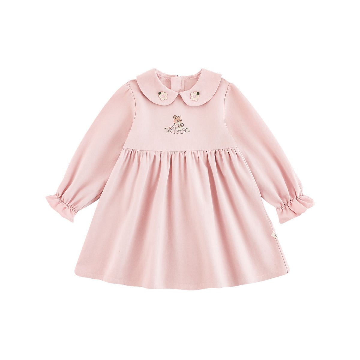 Robe de jeune fille à manches longues d'automne