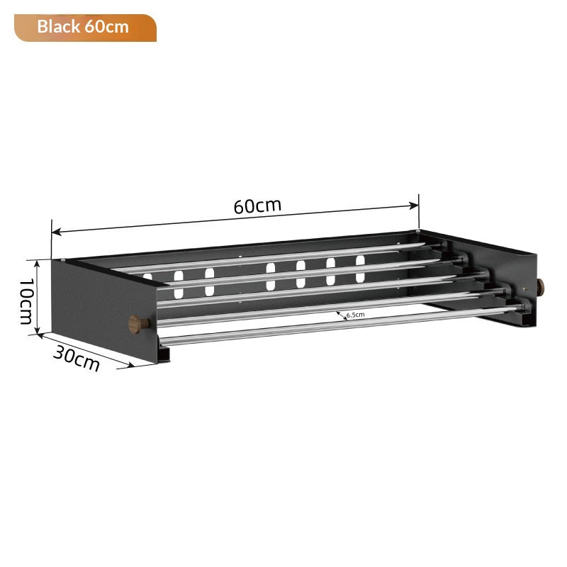 Balcon Invisible Rack de séchage à la maison Vêtements intérieurs