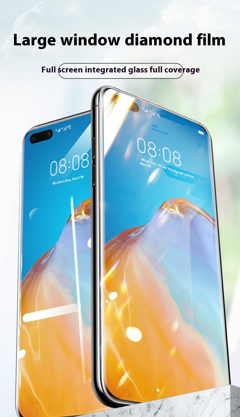 Film de téléphone mobile Real Me Electroplating HD haute aluminium plein écran