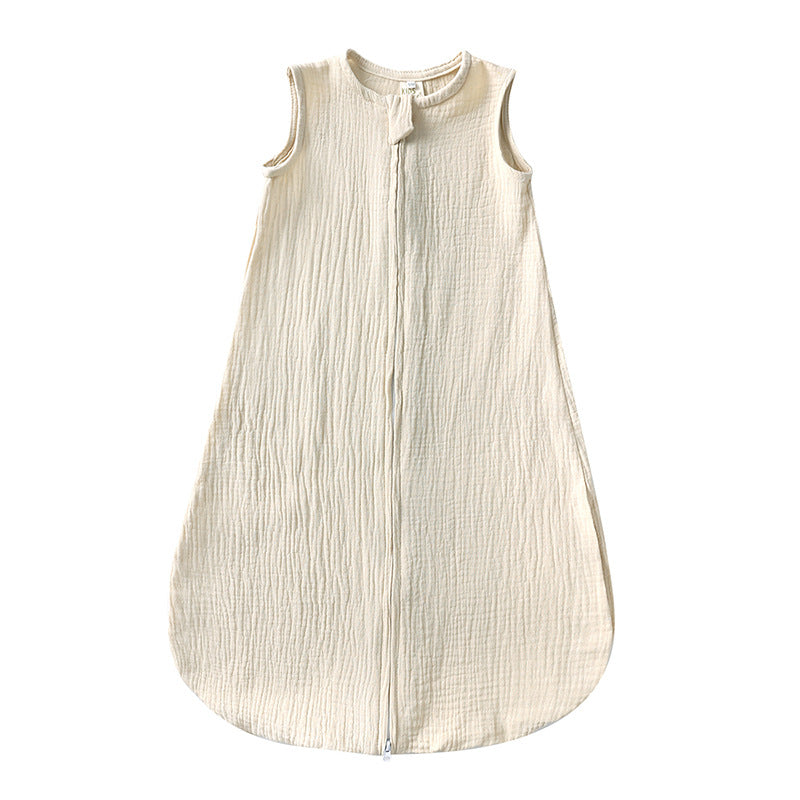 Sac de couchage bébé Linge de coton Style Veste de couleur solide