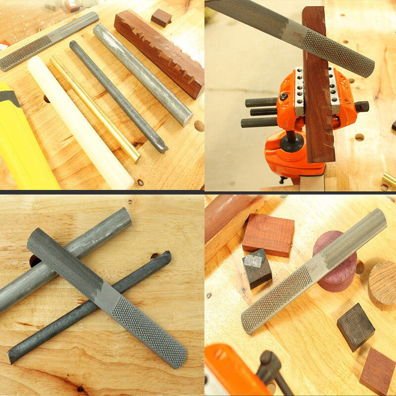 4 en 1 acier au carbone Rasp File menuiserie bois travail outillage de la main
