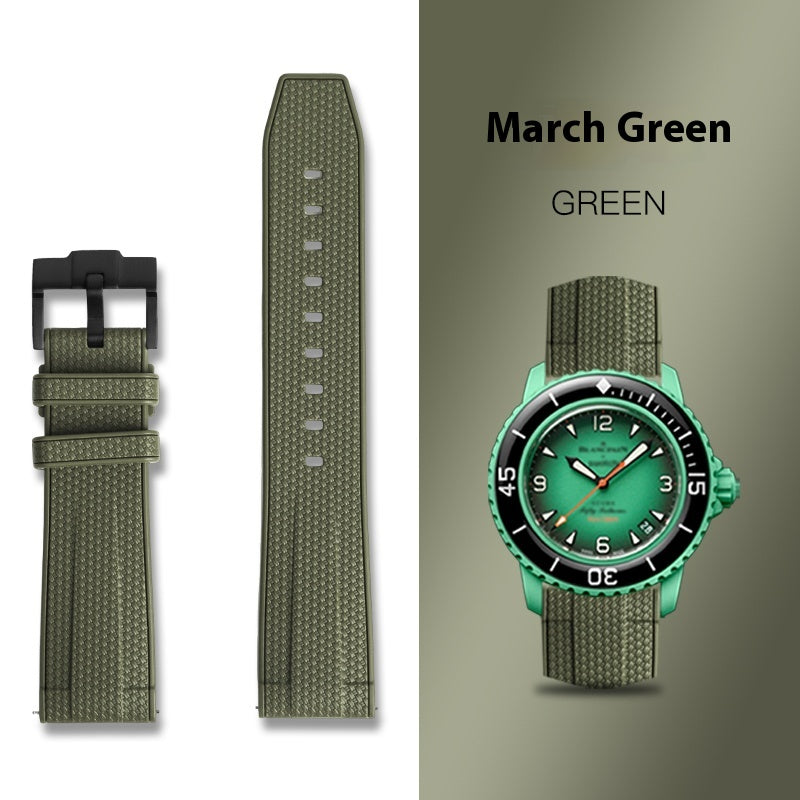 Bracelet de montre de sport en silicone en caoutchouc
