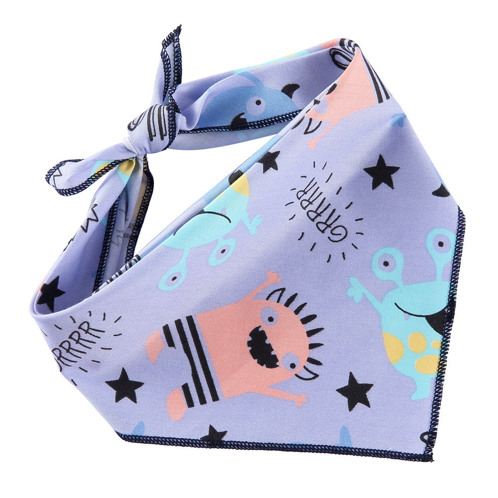 Serviette Salive pour animaux de compagnie avec impression mignonne Photo Prop