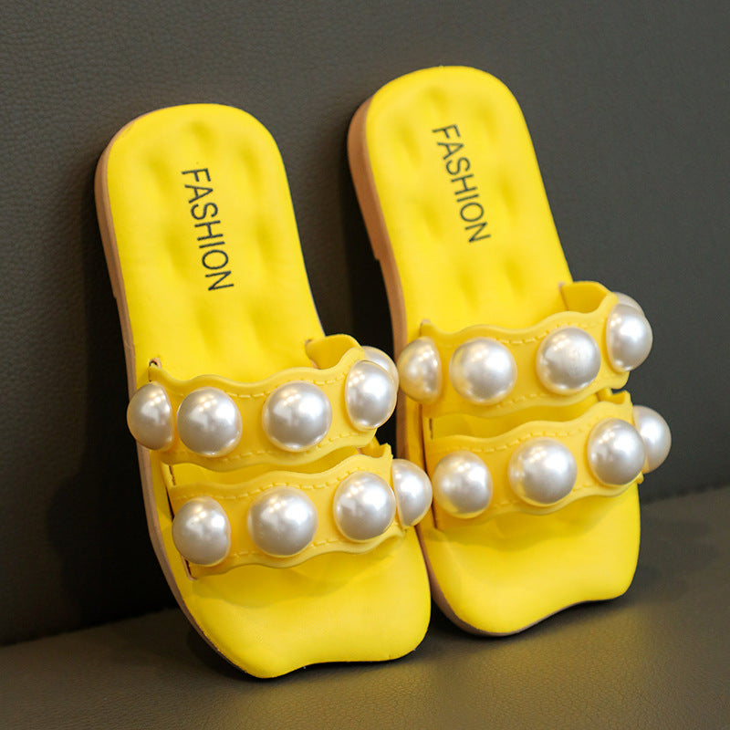 Mode Personnalisé Sandales de perles de filles