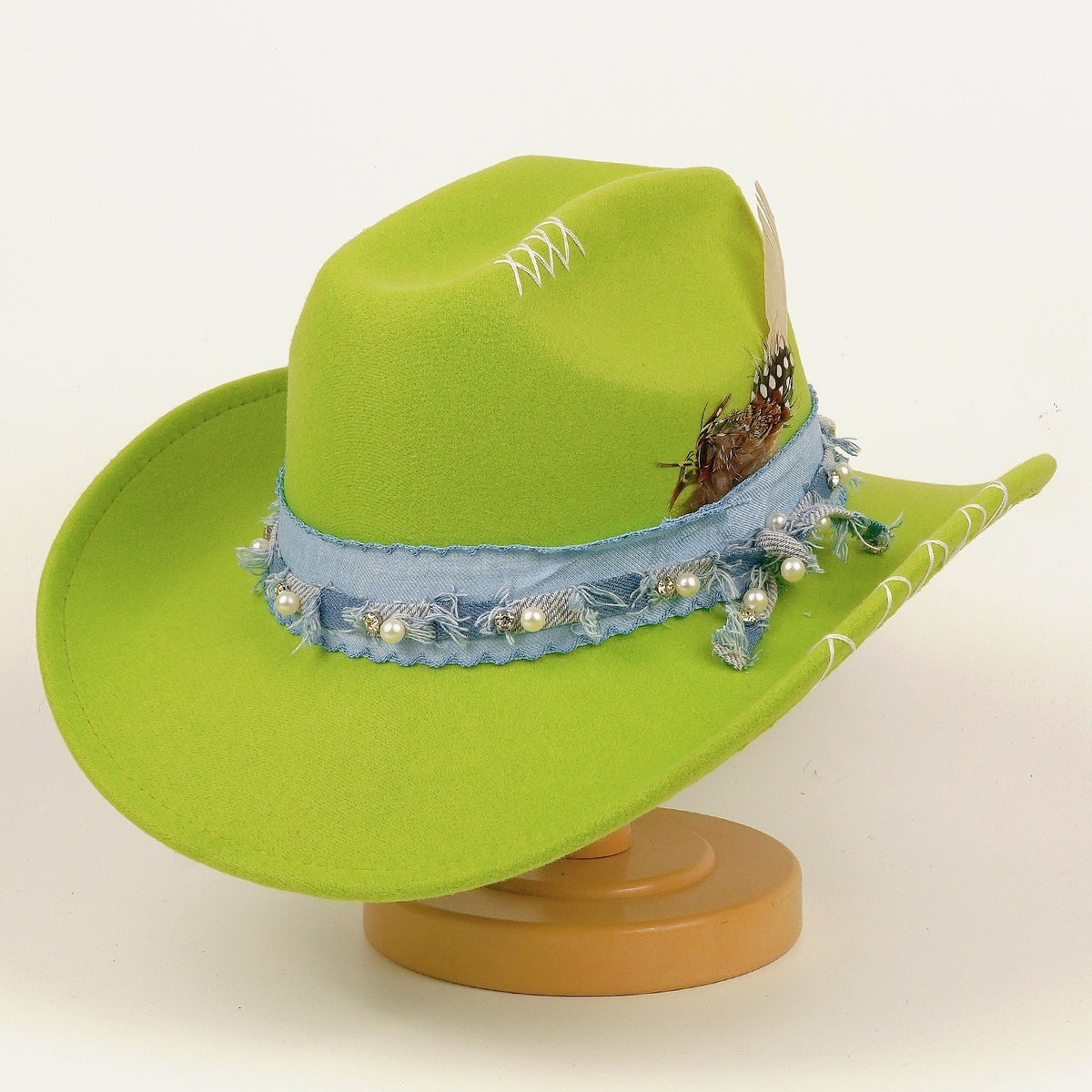 Chapeau de jazz vintage Western Cowboy