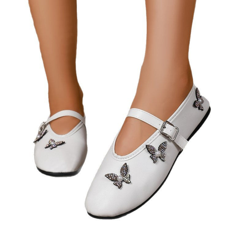Chaussure de travail pour les pompes basses Mary Jane