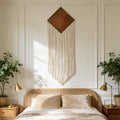 Woven cotton Tassel Tapestry with a flowing layer