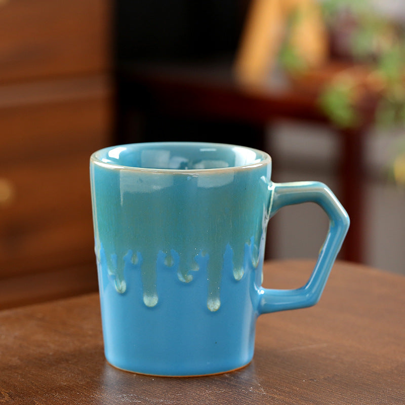 Céramique tasse de café 300 Ml KilnFlowing tasse de glaçage tasse à boire