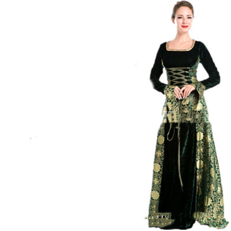 Halloween COS Ball Robe Reine Robe du soir