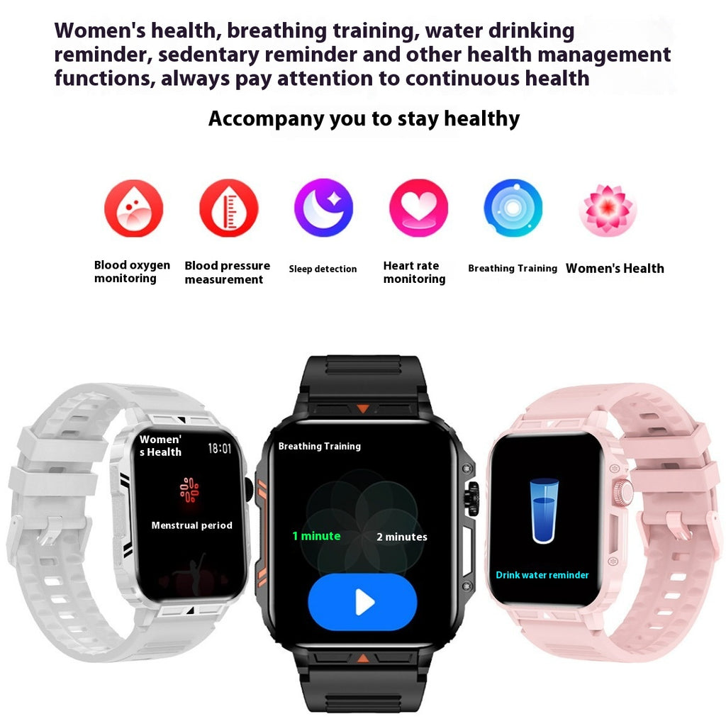 Smart Wireless Call Sport Step Computing Watch