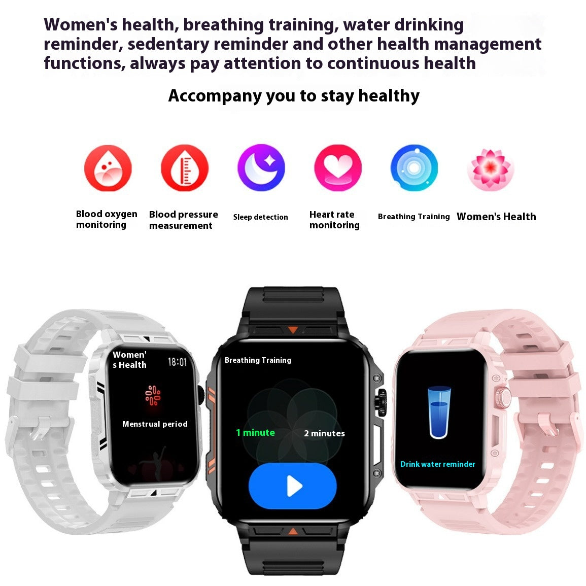 Smart Wireless Call Sport Step Computing Watch