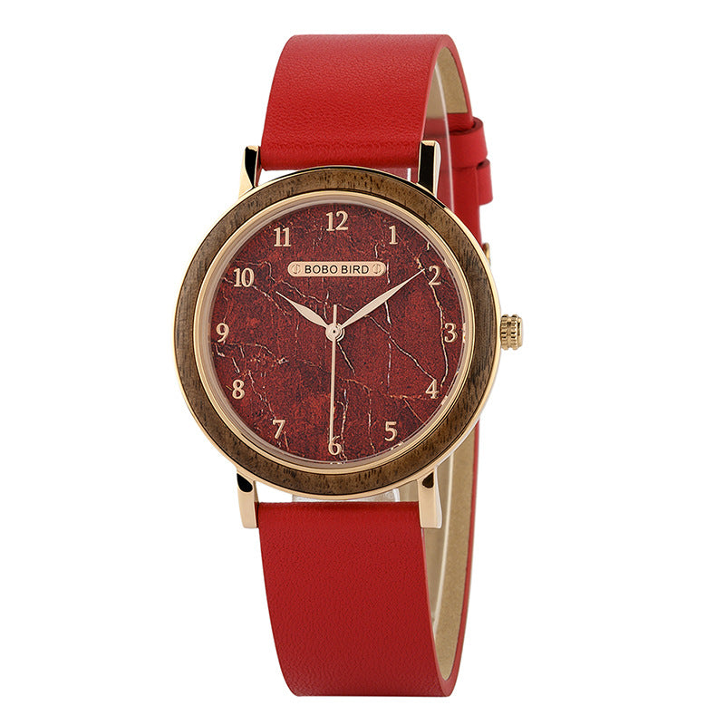 Hommes et femmes Minimalist Montres en bois