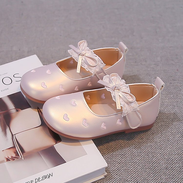 Chaussures Princesse Dentelle Bow de style coréen pour filles