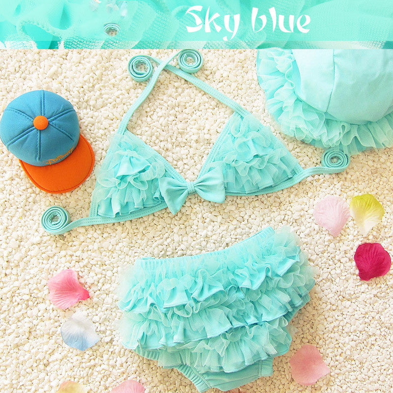 Maillot de bain 1 an 2 enfants 3 enfants 4 filles Ins Split 5 princesse 3-6 mois Baby Bo