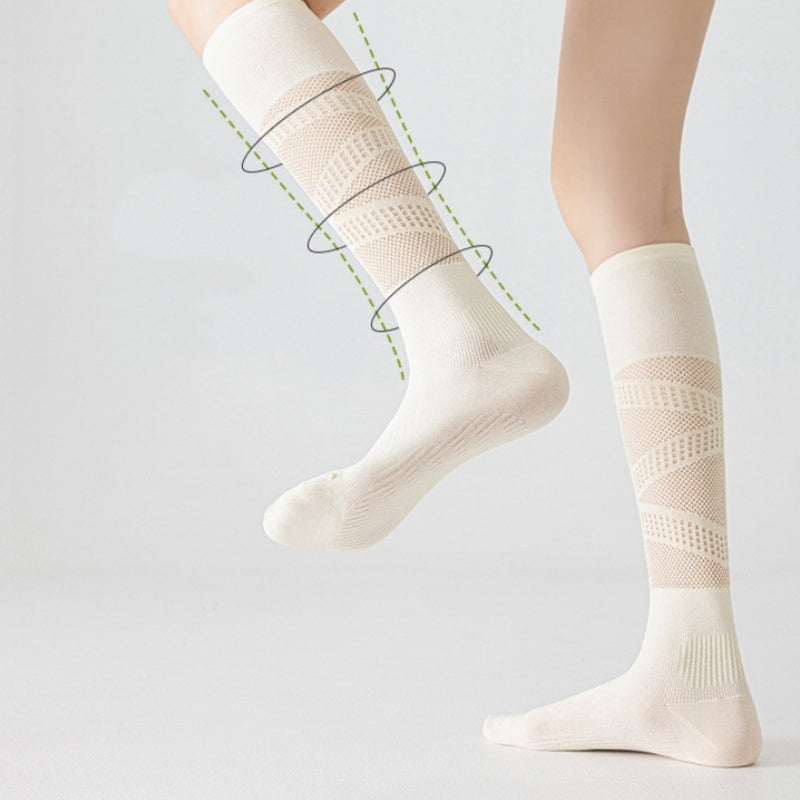 Chaussettes athlétiques ultra-mince, légèrement comprimées et respirables