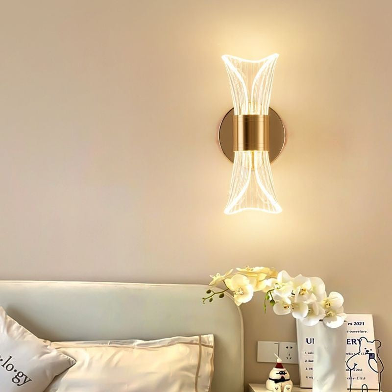 Lampe murale simple côté lit Aisle acrylique
