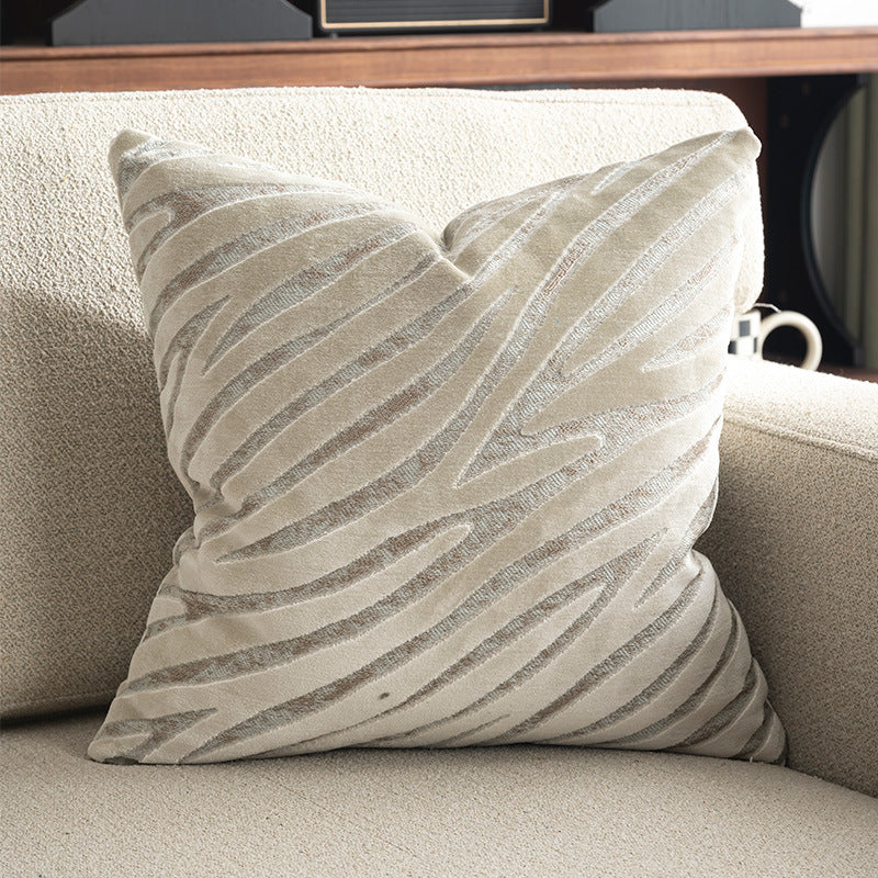 Coussin de canapé géométrique de luxe abordable Jetez l'oreiller et la couverture de dossier