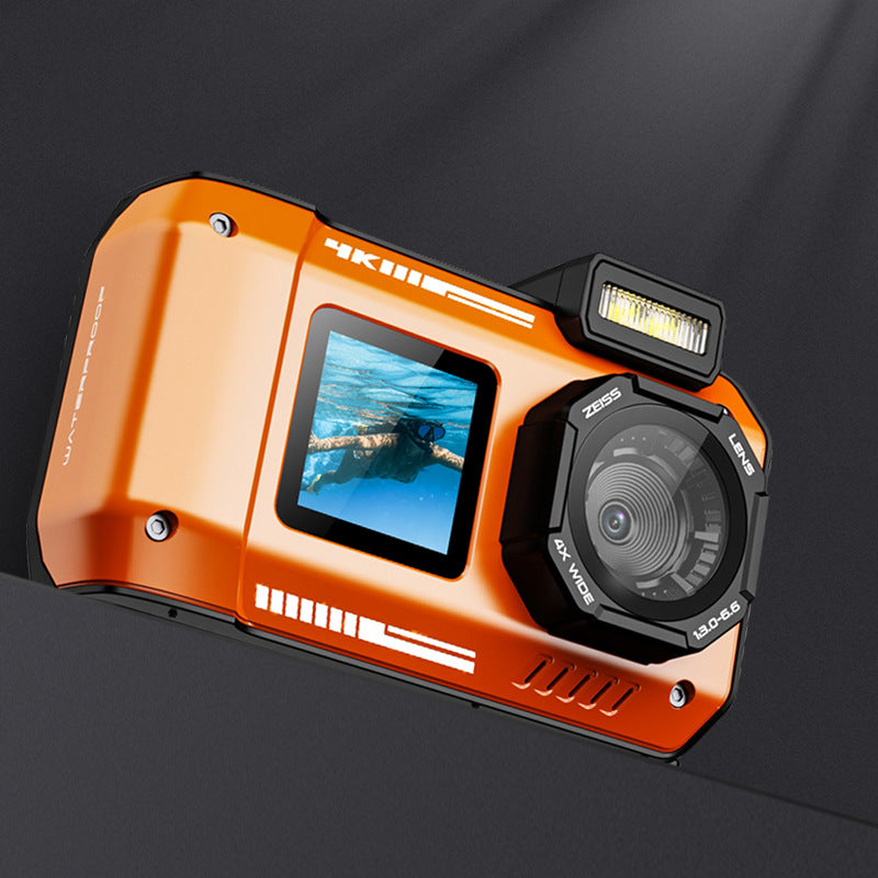 Caméra étanche D50 Dual-Screen Outdoor Sports HD Caméra de plongée