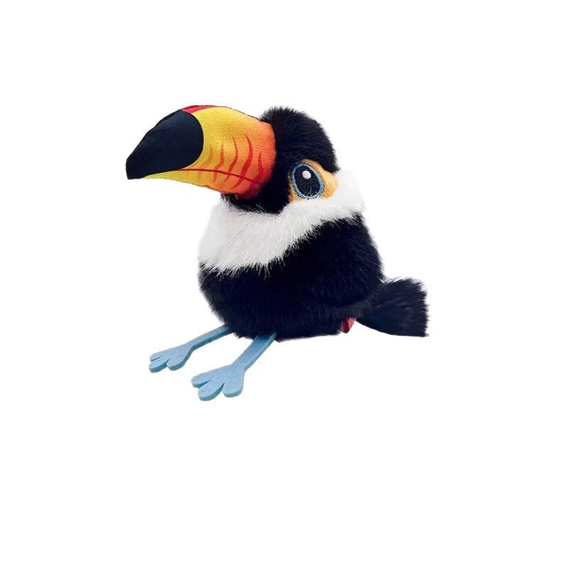 Flûte de gravité Petit gros chat auto-salonnage Jouet Stuffy Simulation Bird