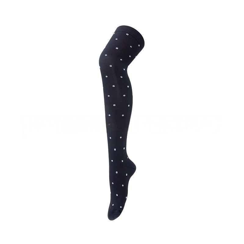 Chaussettes de sport élastique de plein air à vélo longue compression