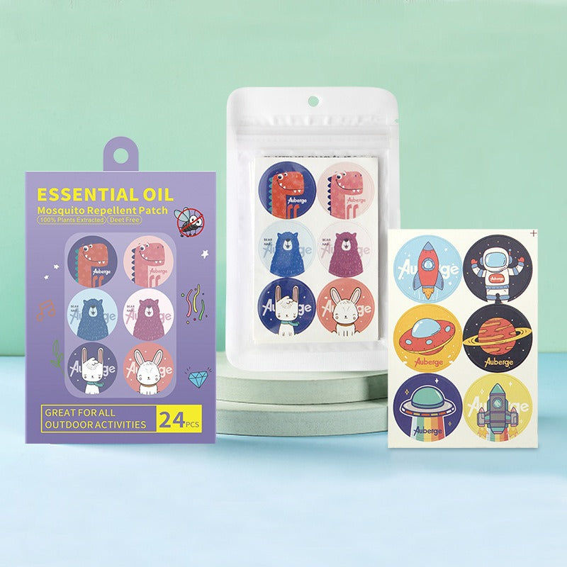 Stickers Non-Tissé Bite Extérieur Enfants Cartoon Bio