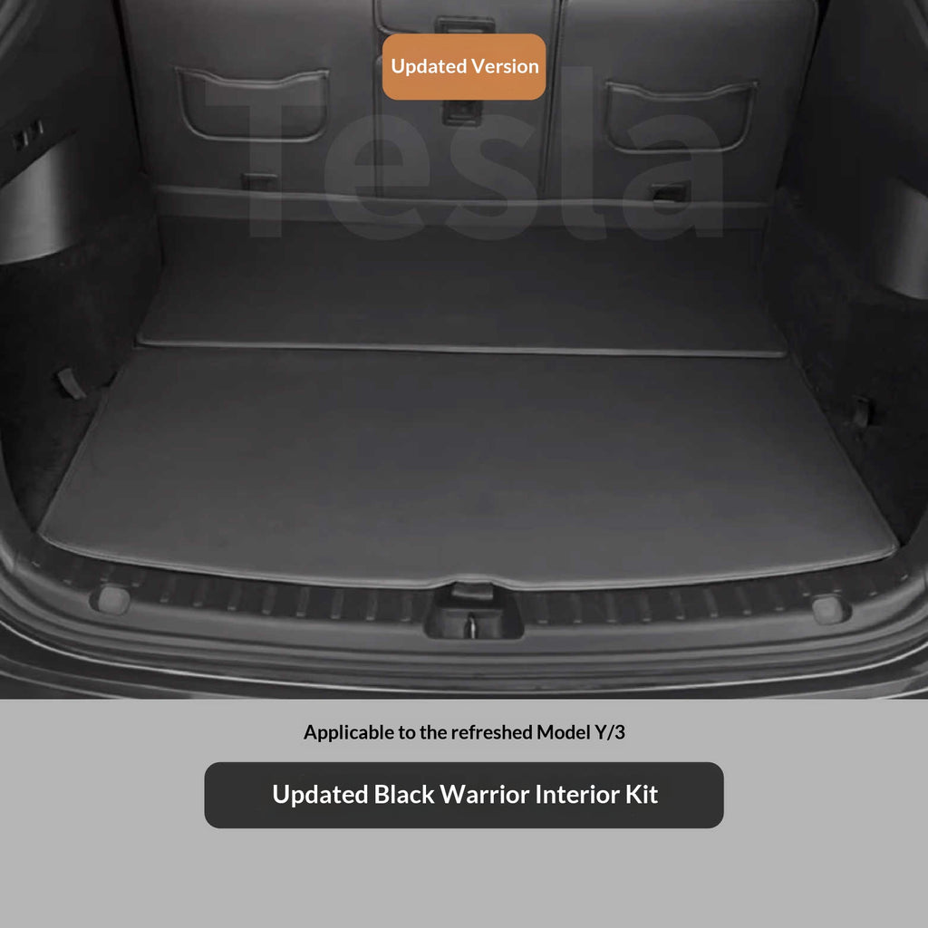 Tapis de hayon en cuir entièrement enveloppé avec panneaux latéraux