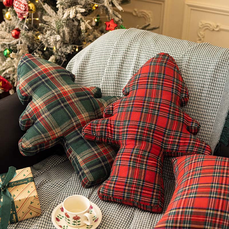 Oreiller rétro de l'arbre de Noël Canapé Coussin