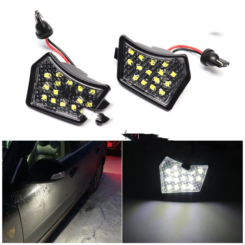 Convient pour S60 S80 V50 V70 XC70 XC90 Jaguar LED lumières de sol sous miroir