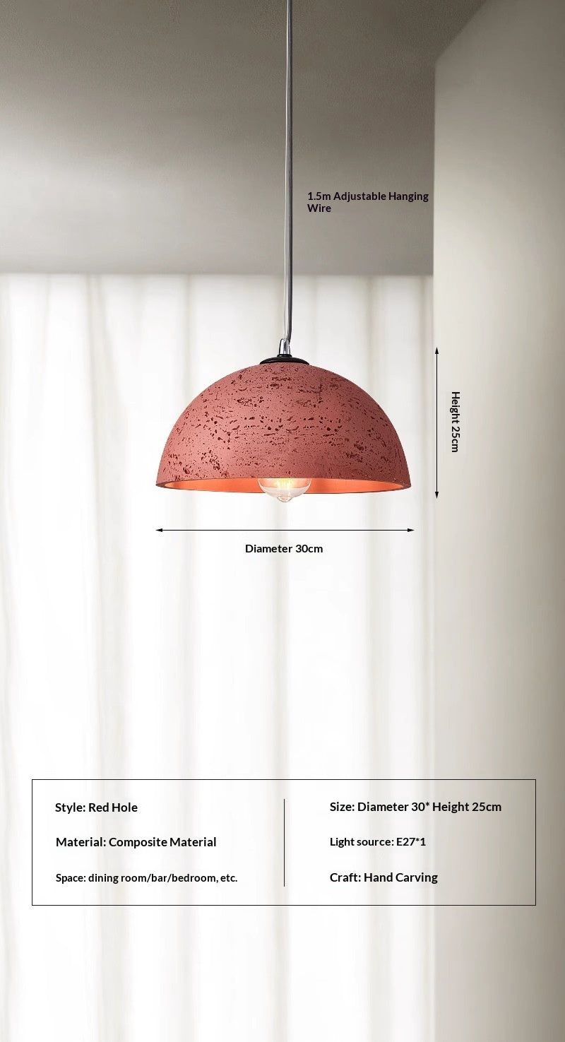 Table à manger rétro et chambre minimaliste Chandelier