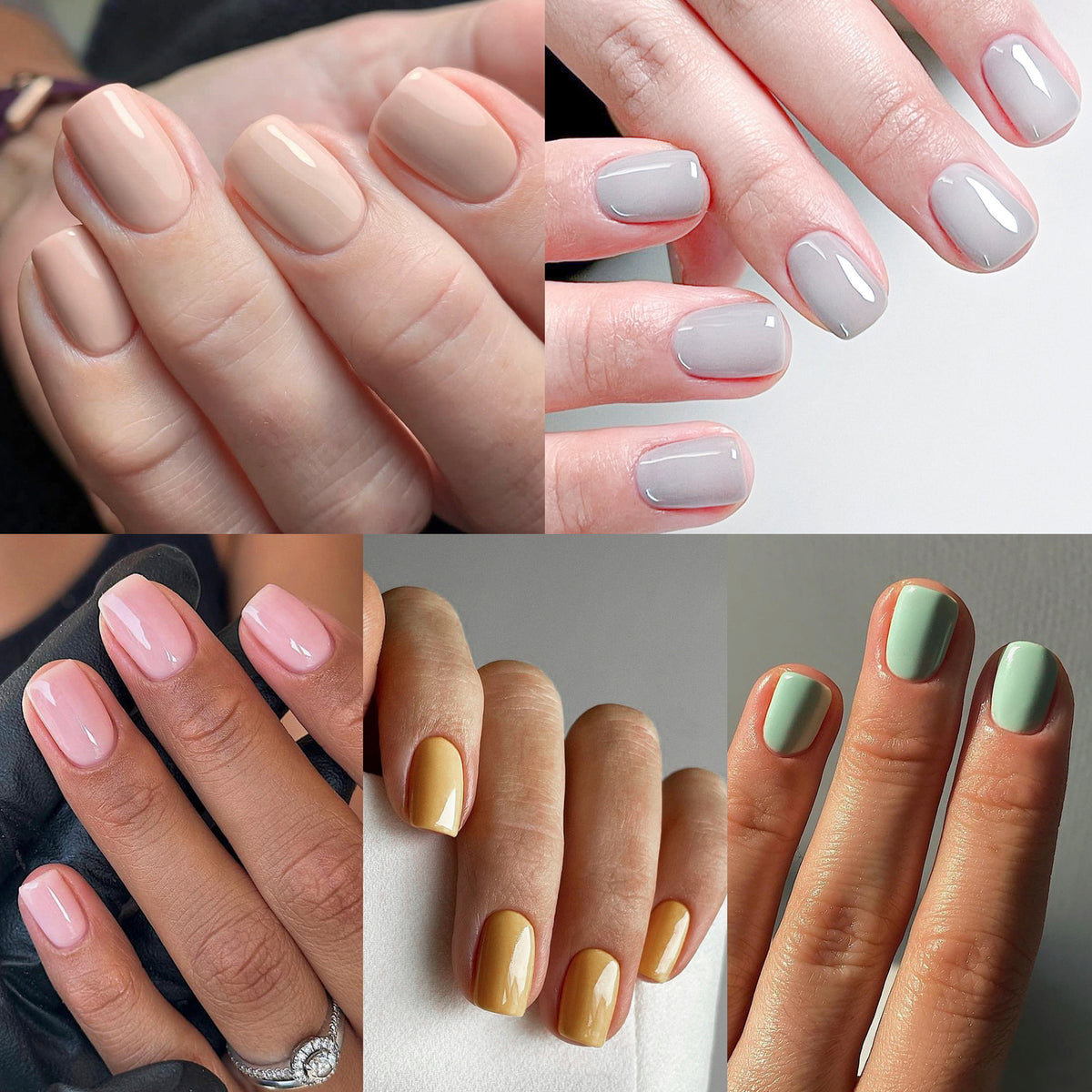 Women's Classic Solid Color Nail Bracelets