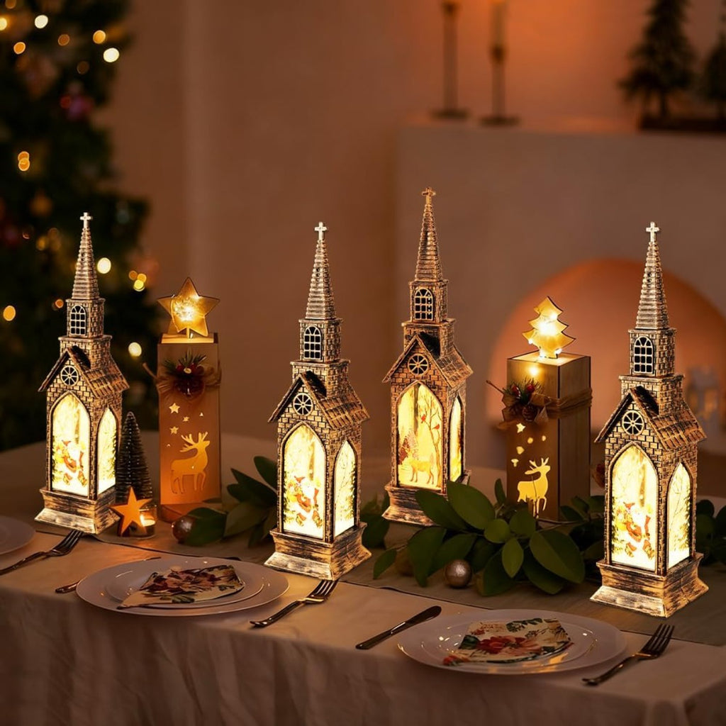 Forfaits de fête - Lanternes de Noël 4 paquets