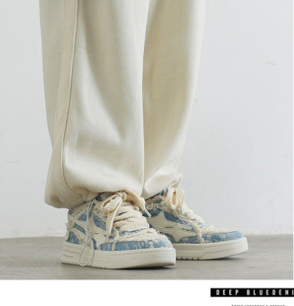 Chaussures Blanc Respirant Casual Style Coréen
