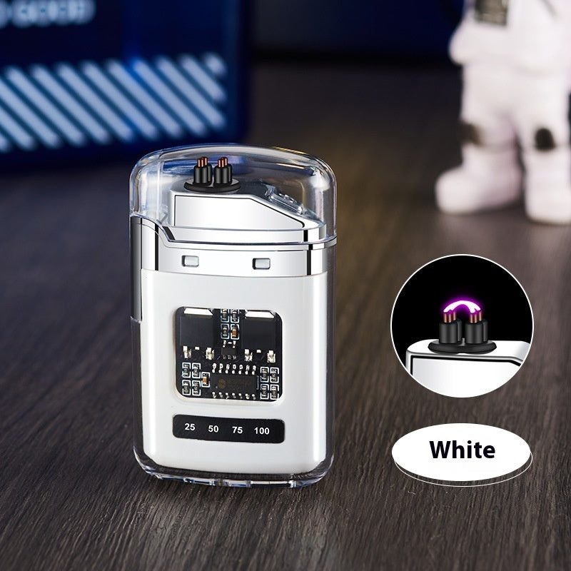 Cas transparent créatif Electronic Pulse Lighter