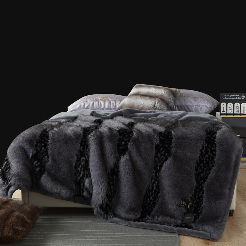 Couverture de lancer d'hiver pour le canapé