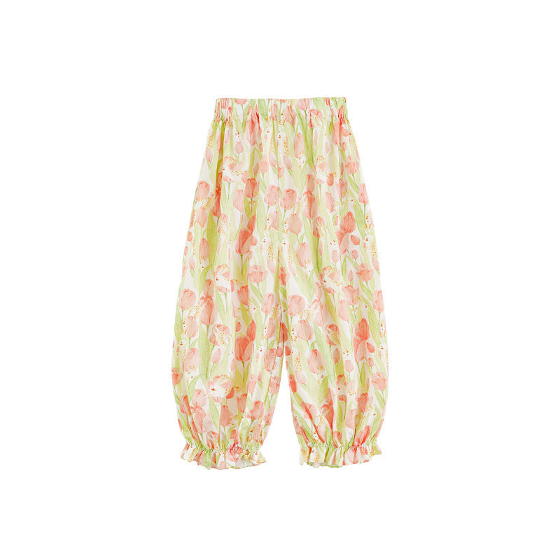 Tulip Cotton Enfants Robe et pantalons