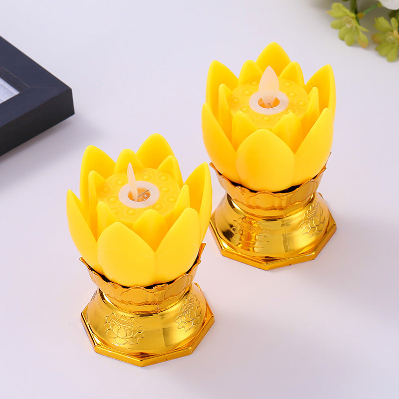 Lotus lampe Led Simulation électronique encens tube bougie