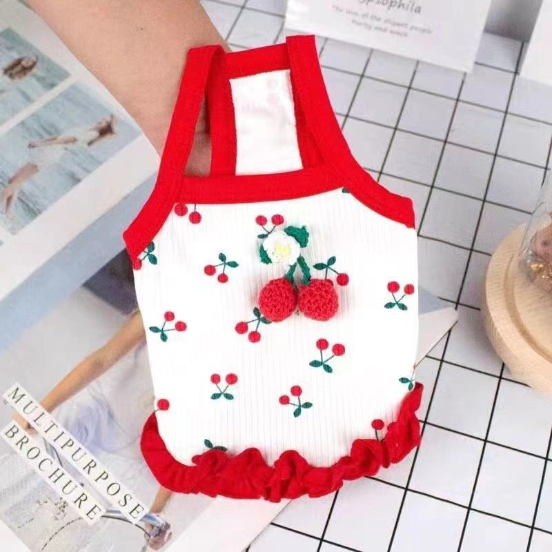 Veste d'harnais d'été mignon pour chiens
