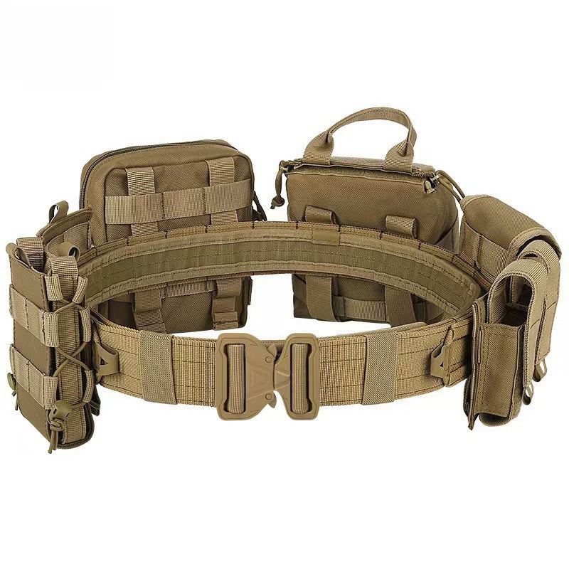 Seal de taille Huit pièces Set Quick Release Equipment Waist Bag Outdoor Patrol Multifonction