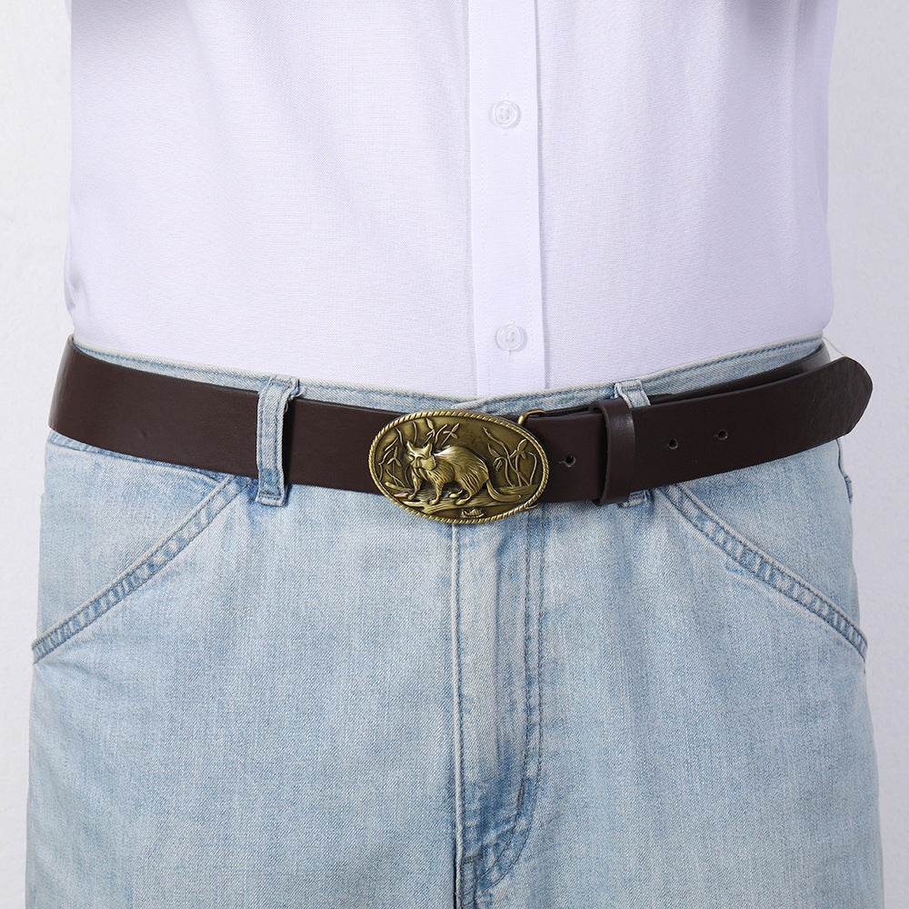 Ceinture de tête sans bouton de mode pour hommes
