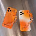 Fille Love Wrist chaîne de téléphone Case