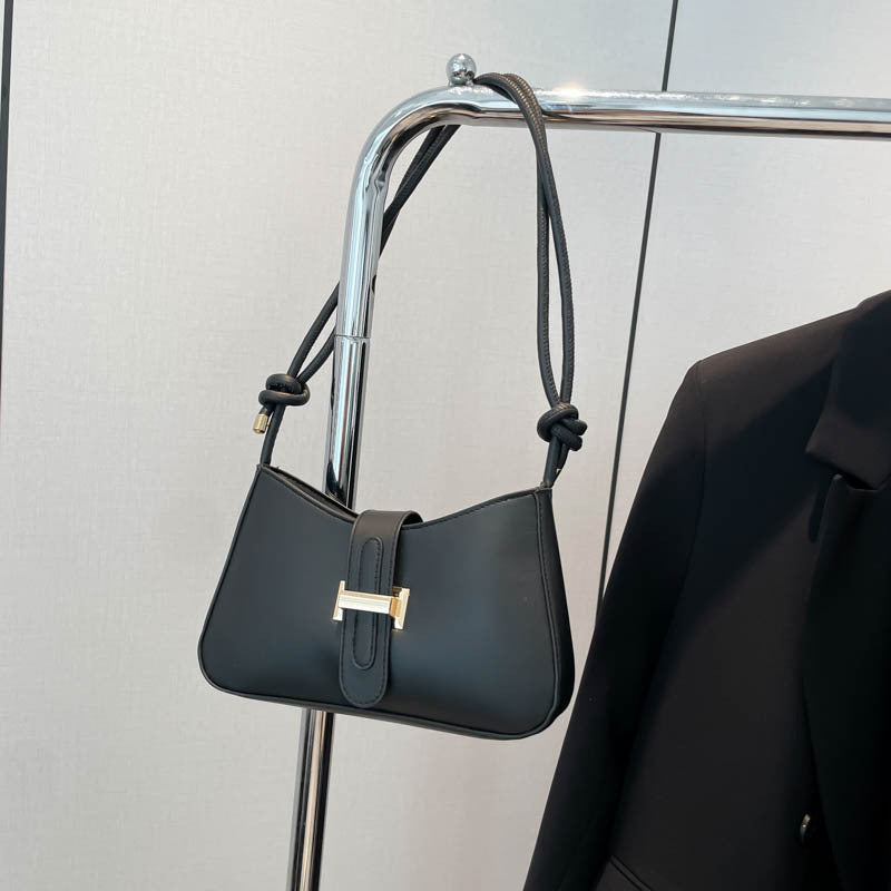 Femmes Minimalist Textured-design Sac à sous-bras à épaule unique