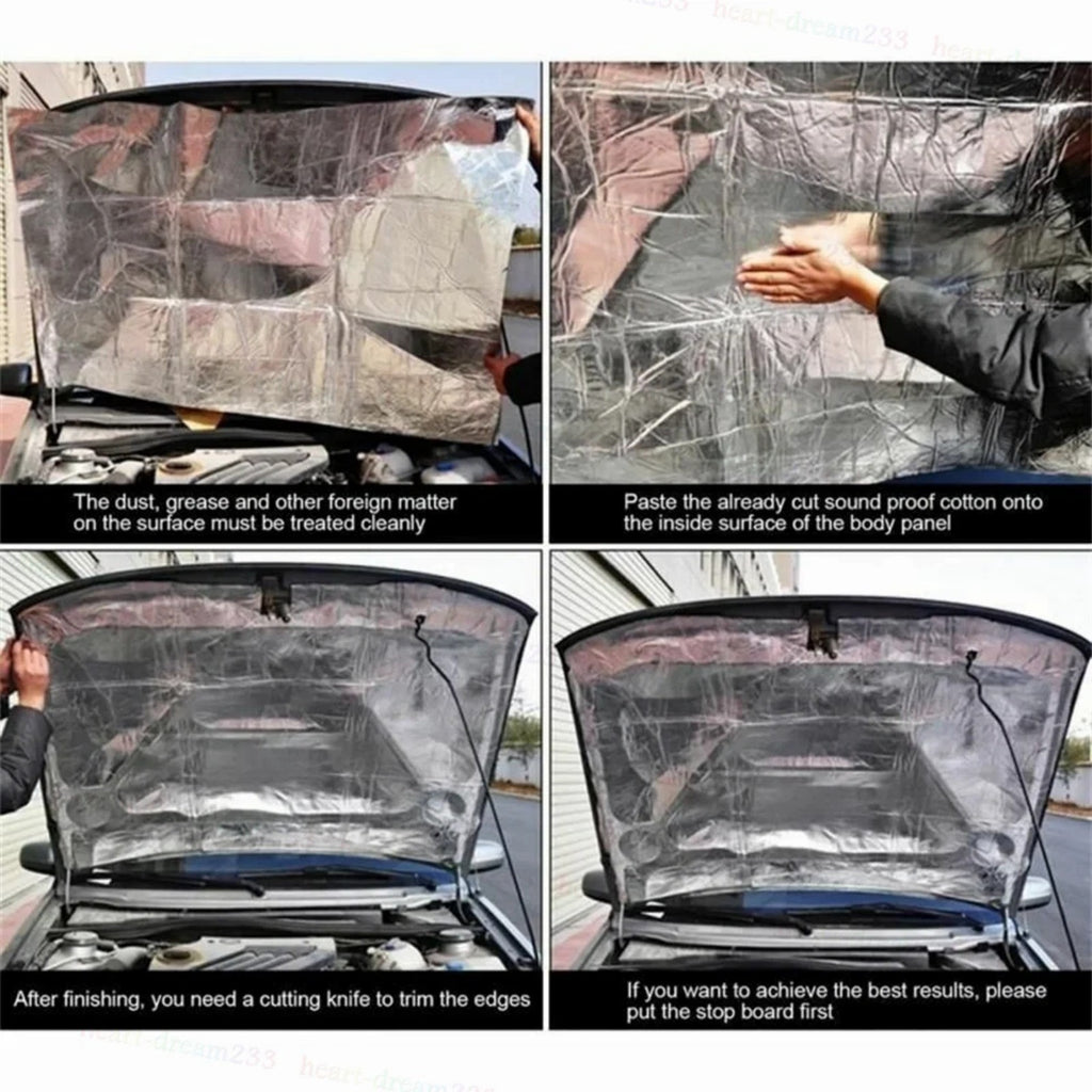 4M&10M Tapis auto-adhésif d'isolation de voiture--Protection du son
