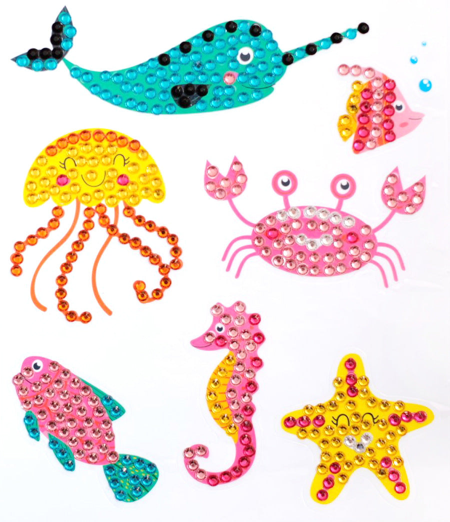 Cartoon Diamond Peinture Réfrigérateur Magnet Diamond Sticker Toy