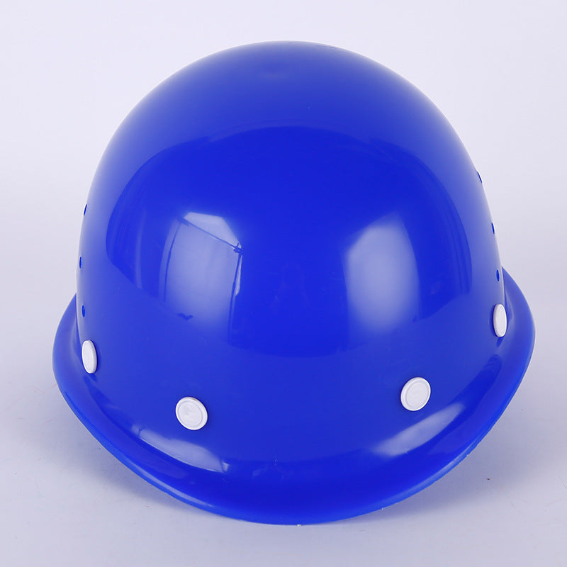 Type d'acier en verre Casque respirant Construction Site Épaisseur Casque anti-smashing