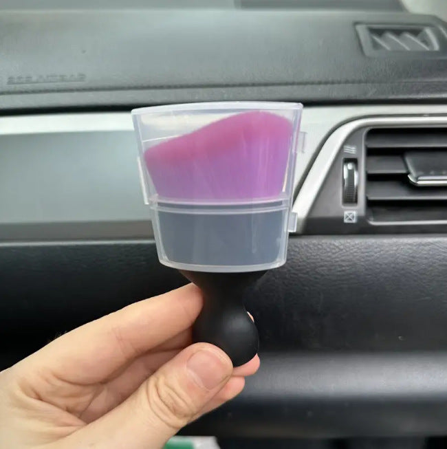 Brosse à poussière d'air intérieur de voiture avec bristles douces